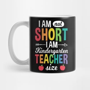 Funny Kindergarten Teacher Size Back To School Gift Mug